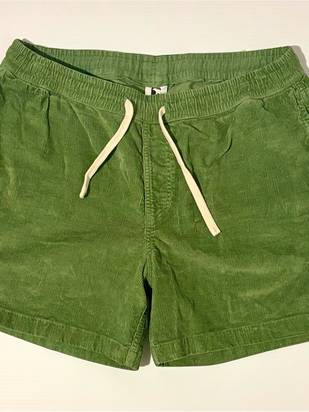 Bearbottom Corduroy Easy Shorts Mens Large Green 5.5” Inseam Drawstring